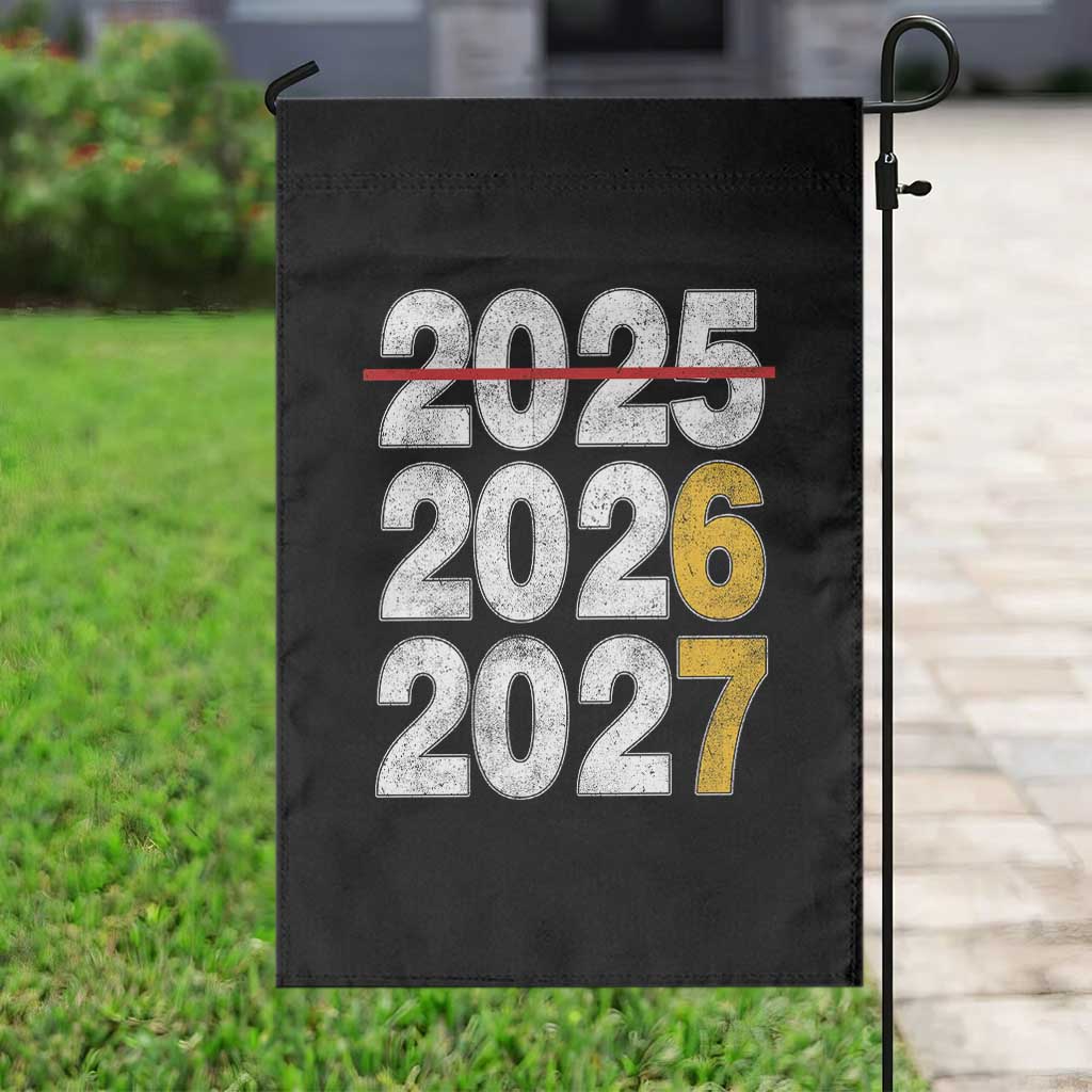 Funny 67 New Year Garden Flag Happy New Year 2026 2027 Six Seven Meme TS11 Print Your Wear