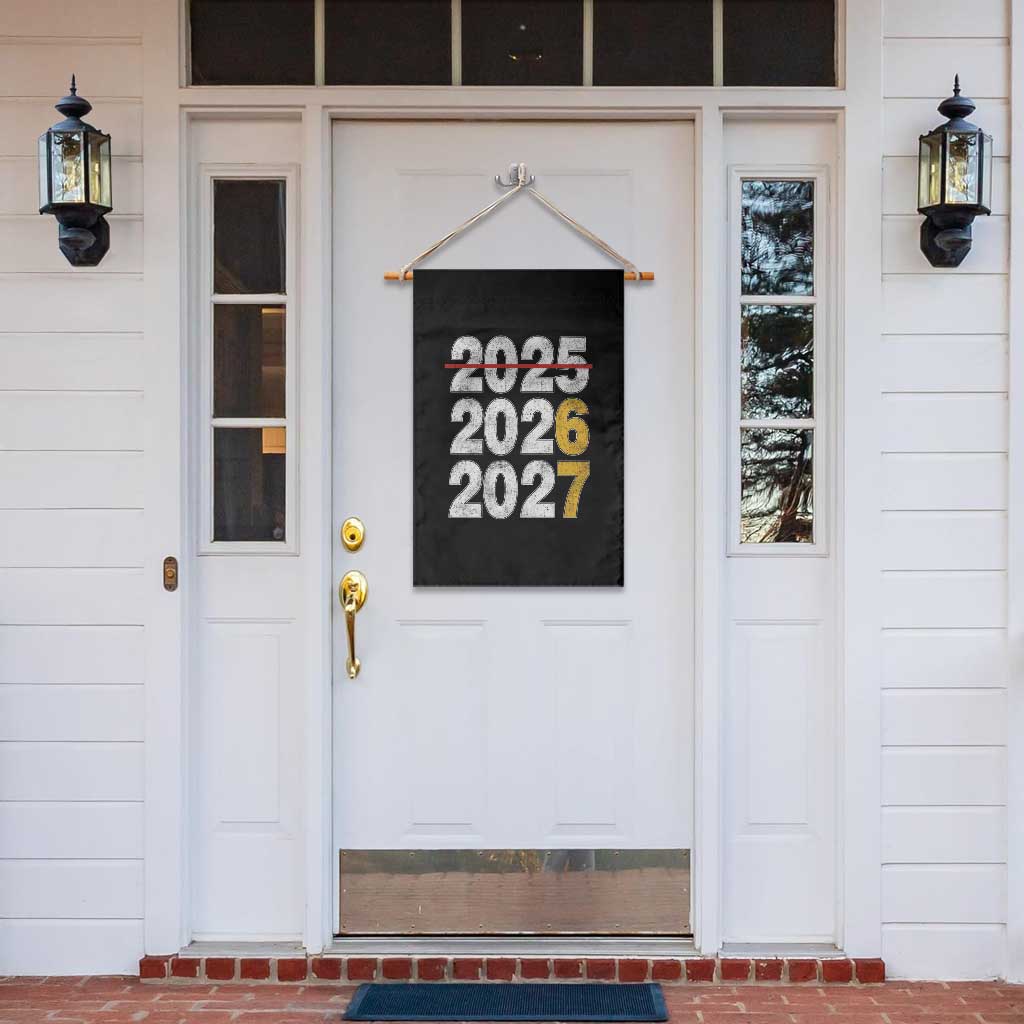 Funny 67 New Year Garden Flag Happy New Year 2026 2027 Six Seven Meme TS11 Print Your Wear