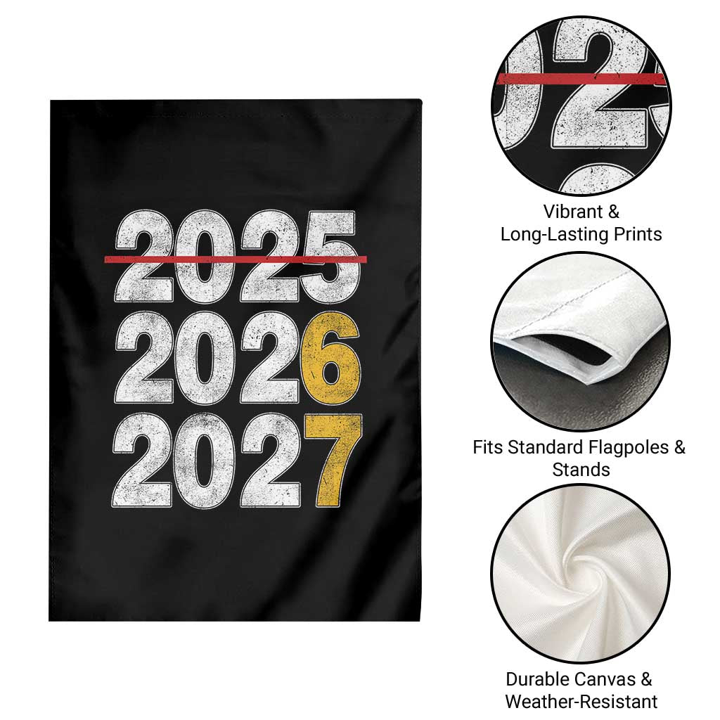 Funny 67 New Year Garden Flag Happy New Year 2026 2027 Six Seven Meme TS11 Print Your Wear