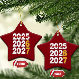 Funny 67 New Year Ceramic Ornament Happy New Year 2026 2027 Six Seven Meme TS11 Print Your Wear