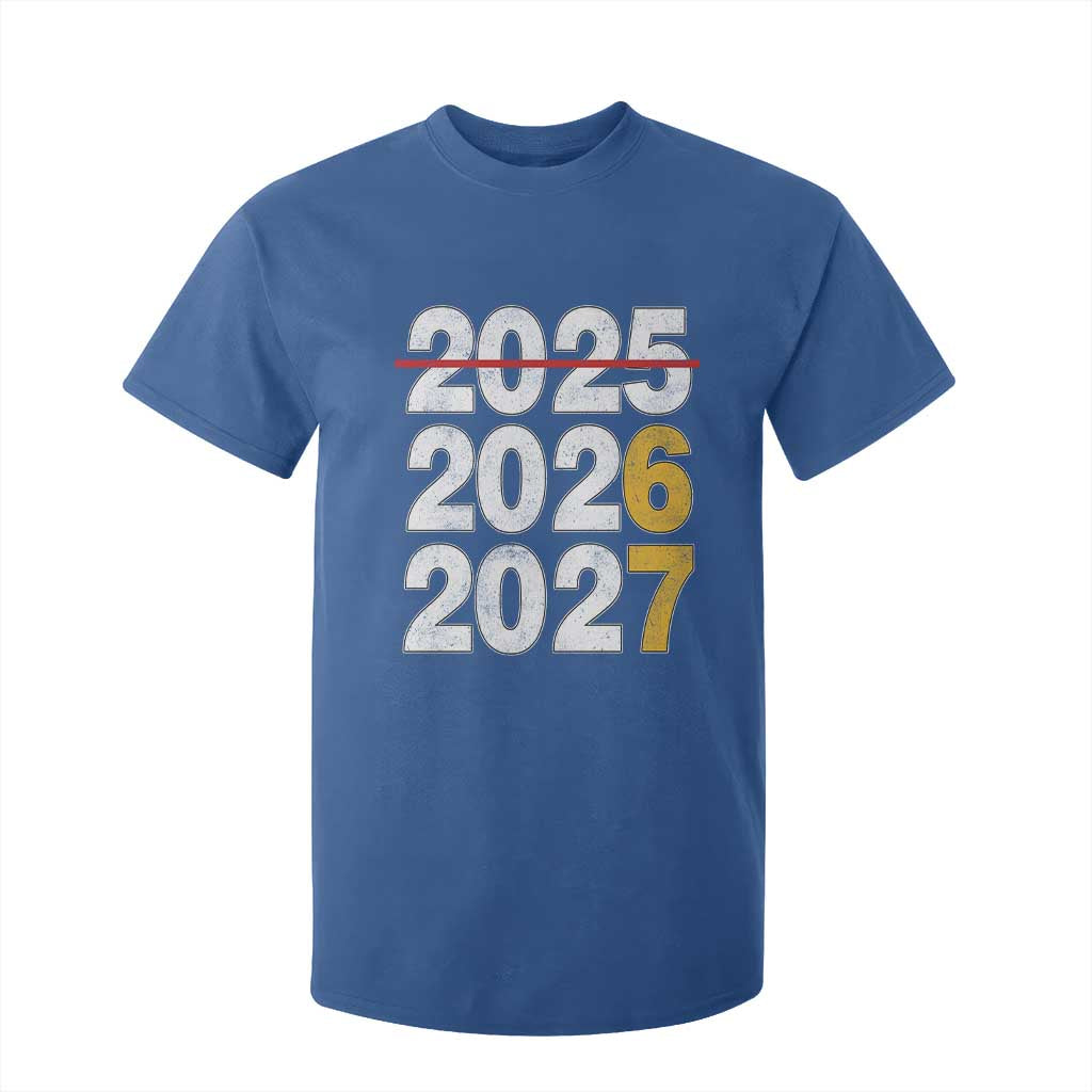 Funny 67 New Year T Shirt For Kid Happy New Year 2026 2027 Six Seven Meme TS11 Royal Blue Print Your Wear
