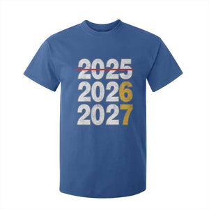 Funny 67 New Year T Shirt For Kid Happy New Year 2026 2027 Six Seven Meme TS11 Royal Blue Print Your Wear
