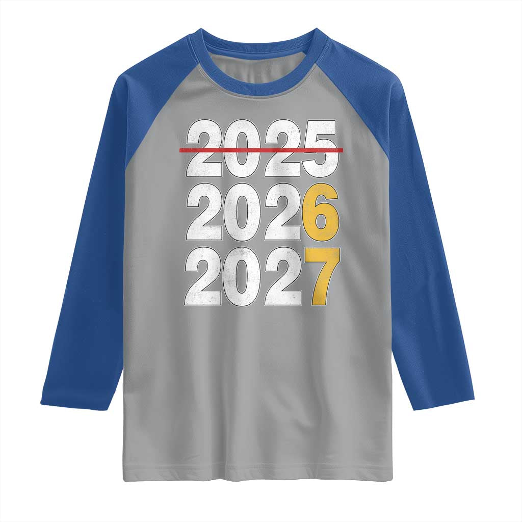 Funny 67 New Year Raglan Shirt Happy New Year 2026 2027 Six Seven Meme TS11 Sport Gray Royal Print Your Wear
