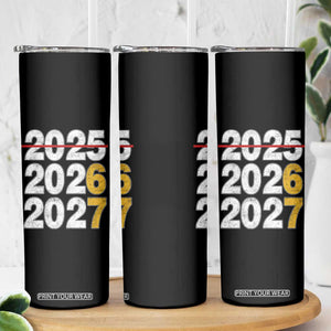 Funny 67 New Year Skinny Tumbler Happy New Year 2026 2027 Six Seven Meme TS11 Print Your Wear