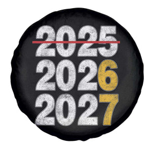 Funny 67 New Year Spare Tire Cover Happy New Year 2026 2027 Six Seven Meme TS11 Print Your Wear
