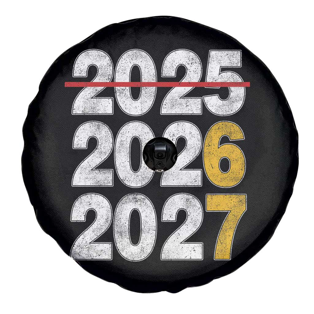 Funny 67 New Year Spare Tire Cover Happy New Year 2026 2027 Six Seven Meme TS11 Print Your Wear