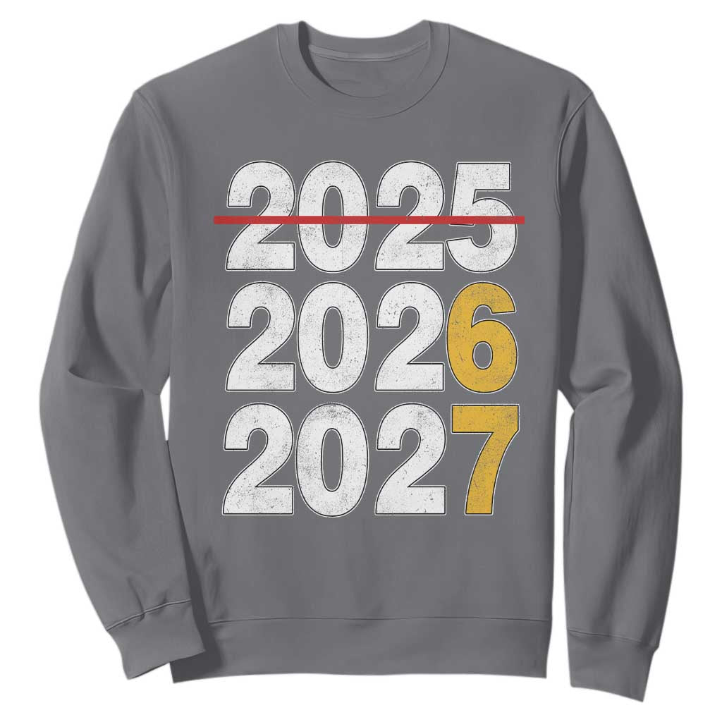 Funny 67 New Year Sweatshirt Happy New Year 2026 2027 Six Seven Meme TS11 Charcoal Print Your Wear