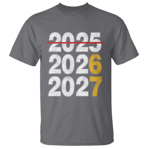 Funny 67 New Year T Shirt Happy New Year 2026 2027 Six Seven Meme TS11 Charcoal Print Your Wear