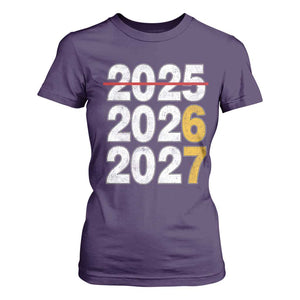 Funny 67 New Year T Shirt For Women Happy New Year 2026 2027 Six Seven Meme TS11 Purple Print Your Wear