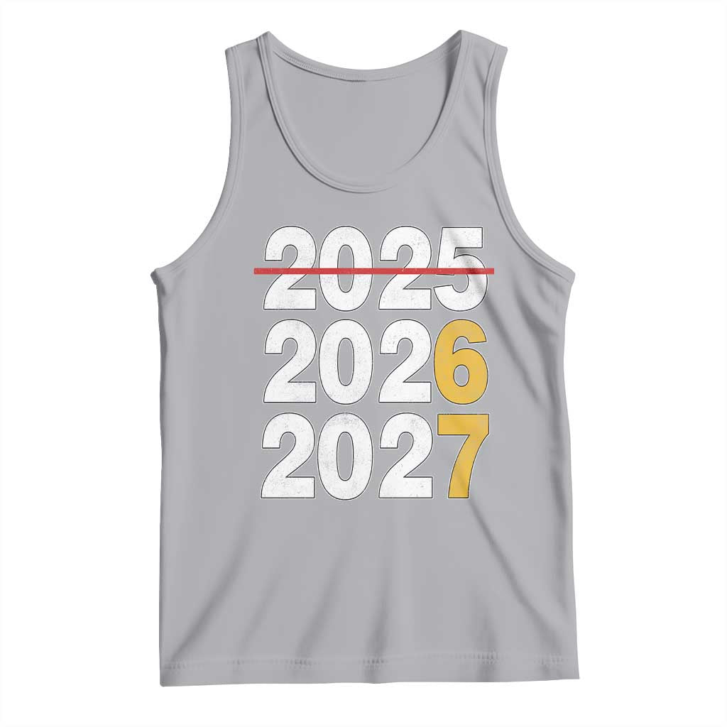 Funny 67 New Year Tank Top Happy New Year 2026 2027 Six Seven Meme TS11 Athletic Heather Print Your Wear