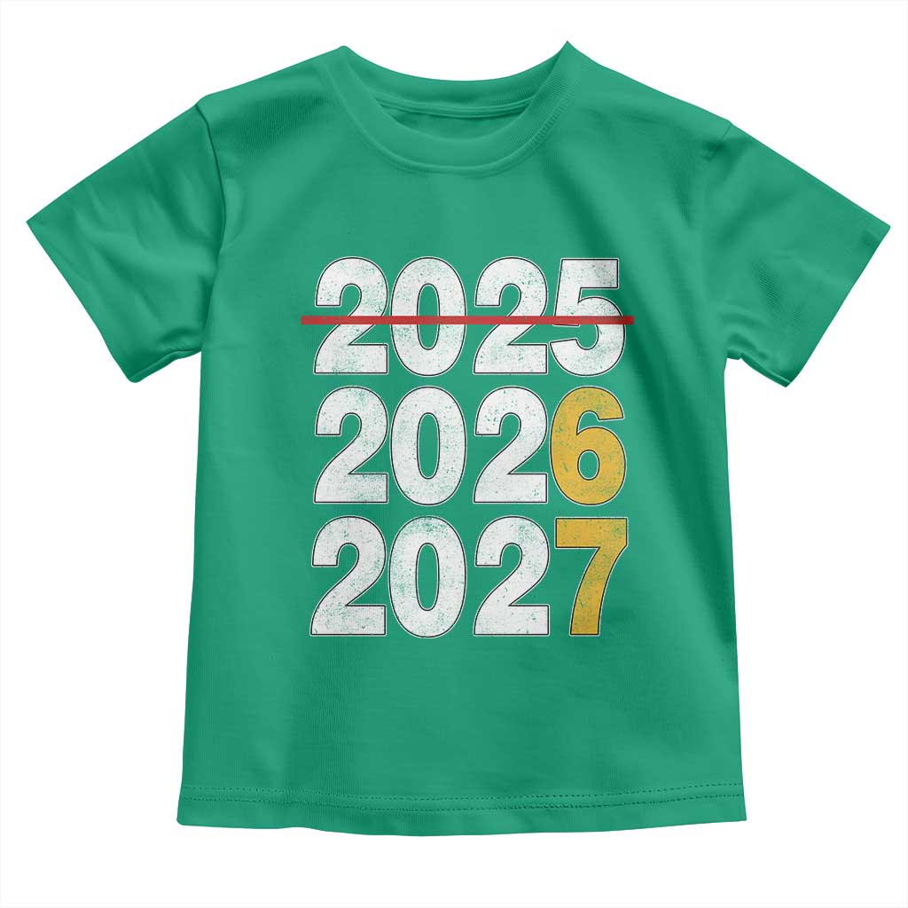 Funny 67 New Year Toddler T Shirt Happy New Year 2026 2027 Six Seven Meme TS11 Irish Green Print Your Wear
