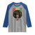 Proud Black African American Raglan Shirt God Says I Am Black History Month Afro Girl TS11 Sport Gray Royal Print Your Wear