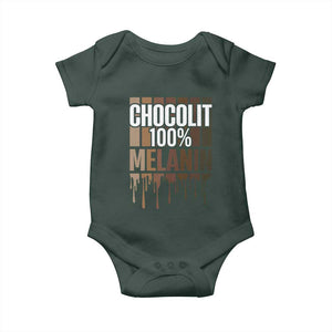 Funny Chocolit 100% Baby Onesie African American Melanin Black Pride TS11 Print Your Wear