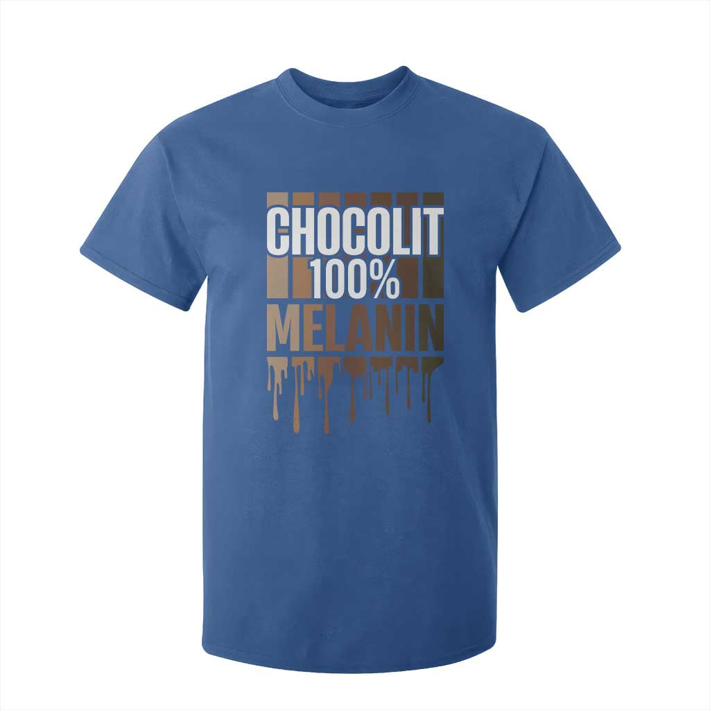 Funny Chocolit 100% T Shirt For Kid African American Melanin Black Pride TS11 Royal Blue Print Your Wear