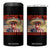 Funny Trump 2025 Welcome To America's Gulf 4 in 1 Can Cooler Tumbler Vintage American Flag Sombrero Hat TS11 One Size: 16 oz Black Print Your Wear
