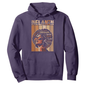 Melanin Every Shade Slays Hoodie Melanin Afro Queen African American Pride TS11 Purple Print Your Wear