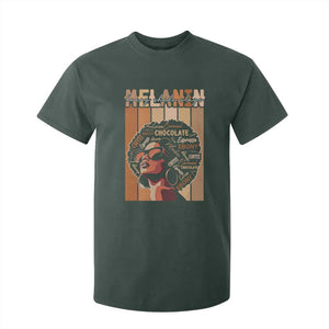Melanin Every Shade Slays T Shirt For Kid Melanin Afro Queen African American Pride TS11 Dark Forest Green Print Your Wear