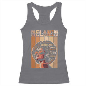 Melanin Every Shade Slays Racerback Tank Top Melanin Afro Queen African American Pride TS11 Charcoal Print Your Wear