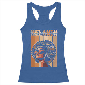 Melanin Every Shade Slays Racerback Tank Top Melanin Afro Queen African American Pride TS11 Royal Blue Print Your Wear