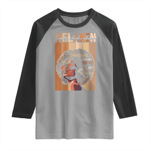 Melanin Every Shade Slays Raglan Shirt Melanin Afro Queen African American Pride TS11 Sport Gray Black Print Your Wear