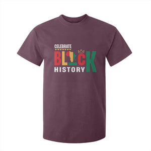 Celebrate Black History T Shirt For Kid African American History Africa Map TS11 Maroon Print Your Wear