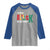 Celebrate Black History Raglan Shirt African American History Africa Map TS11 Sport Gray Royal Print Your Wear