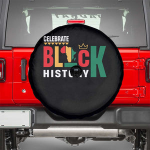 Celebrate Black History Spare Tire Cover African American History Africa Map TS11 Black Print Your Wear
