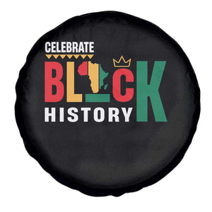 Celebrate Black History Spare Tire Cover African American History Africa Map TS11 Print Your Wear