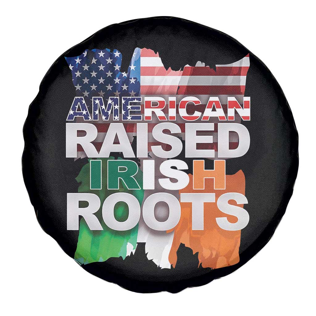 Irish American Spare Tire Cover American Raised Irish Roots St Patrick's Day TS11 Print Your Wear
