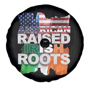 Irish American Spare Tire Cover American Raised Irish Roots St Patrick's Day TS11 Print Your Wear