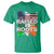 Irish American T Shirt American Raised Irish Roots St Patrick's Day TS11 Irish Green Print Your Wear