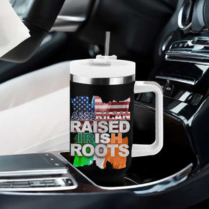 Irish American Tumbler With Handle American Raised Irish Roots St Patrick's Day TS11 Print Your Wear