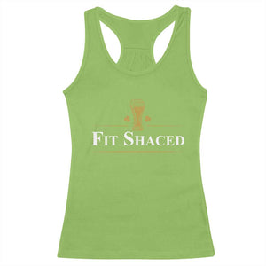 Funny St Patrick's Day Irish Beer Drinking Racerback Tank Top Fit Shaced Shamrock TS11 Lime Print Your Wear