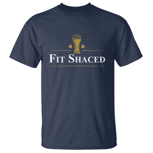Funny St Patrick's Day Irish Beer Drinking T Shirt Fit Shaced Shamrock TS11 Navy Print Your Wear