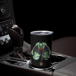 Funny St Patrick's Day Mothman Cryptid Creature Shamrock Tumbler Cup TS11 Print Your Wear