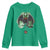 Funny St Patrick's Day Mothman Cryptid Creature Shamrock Youth Sweatshirt TS11 Irish Green Print Your Wear