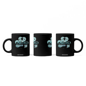 Funny Cryptid St Patrick's Day Coffee Mug Bigfoot Mothman Aliens Shamrock TS11 Print Your Wear