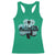 Funny Cryptid St Patrick's Day Racerback Tank Top Bigfoot Mothman Aliens Shamrock TS11 Irish Green Print Your Wear