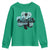 Funny Cryptid St Patrick's Day Youth Sweatshirt Bigfoot Mothman Aliens Shamrock TS11 Irish Green Print Your Wear