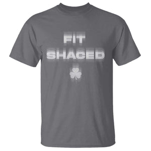Funny Irish Beer Drinking St Patrick's Day Fit Shaced T Shirt Shamrock TS11 Charcoal Print Your Wear