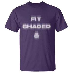 Funny Irish Beer Drinking St Patrick's Day Fit Shaced T Shirt Shamrock TS11 Purple Print Your Wear