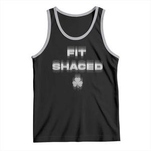 Funny Irish Beer Drinking St Patrick's Day Fit Shaced Tank Top Shamrock TS11 Black Athletic Heather Print Your Wear