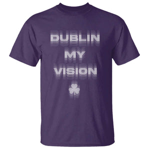 Funny Irish Beer Drinking St Patrick's Day Dublin My Vision T Shirt Shamrock TS11 Purple Print Your Wear