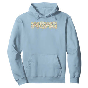Autism Mama Hoodie Autism Awareness Mental Health Puzzle Glitter Print TS11 Light Blue Print Your Wear