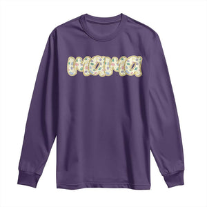 Autism Mama Long Sleeve Shirt Autism Awareness Mental Health Puzzle Glitter Print TS11 Purple Print Your Wear