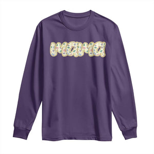 Autism Mama Long Sleeve Shirt Autism Awareness Mental Health Puzzle Glitter Print TS11 Purple Print Your Wear