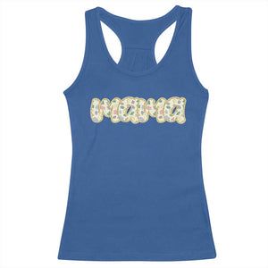 Autism Mama Racerback Tank Top Autism Awareness Mental Health Puzzle Glitter Print TS11 Royal Blue Print Your Wear