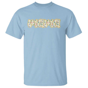 Autism Mama T Shirt Autism Awareness Mental Health Puzzle Glitter Print TS11 Light Blue Print Your Wear