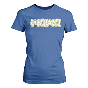 Autism Mama T Shirt For Women Autism Awareness Mental Health Puzzle Glitter Print TS11 Royal Blue Print Your Wear
