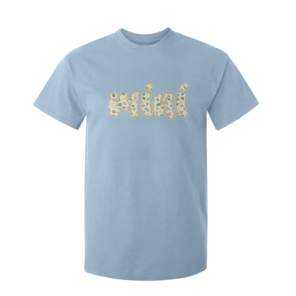Autism Mini T Shirt For Kid Autism Awareness Mental Health Puzzle Glitter Print TS11 Light Blue Print Your Wear